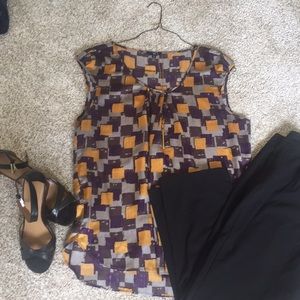 Gap Cap Sleeve Blouse